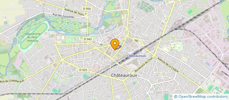 localisation de l'entreprise SCI PARIS BERRY 76 à CHATEAUROUX