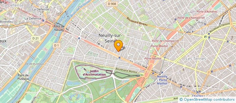 localisation de l'entreprise SCI PARIS BOULOGNE BARRAULT à NEUILLY-SUR-SEINE