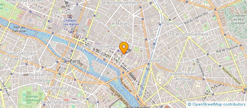 localisation de l'entreprise SCI PARIS BOXES  PARIS