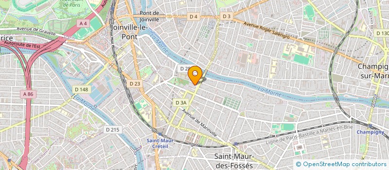 localisation de l'entreprise SCI PARIS BRETAGNE à SAINT-MAUR-DES-FOSSES