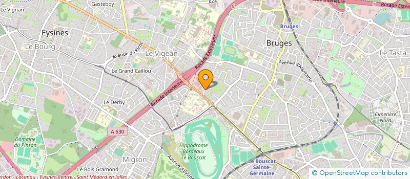 localisation de l'entreprise SCI PARIS BRUGES  BRUGES