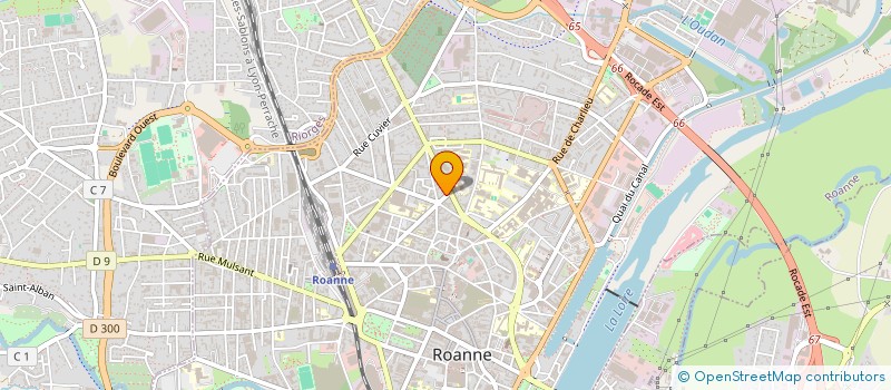 localisation de l'entreprise SCI PARIS CARNOT  ROANNE