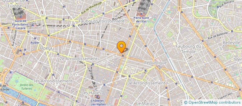 localisation de l'entreprise SCI PARIS CENTRE  PARIS