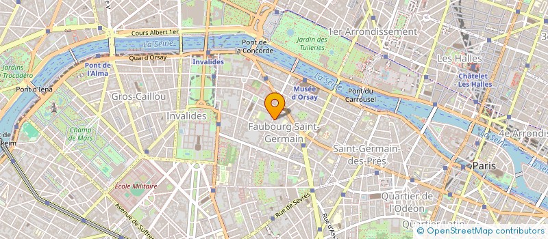 localisation de l'entreprise SCI PARIS CENTRE GESTION  PARIS