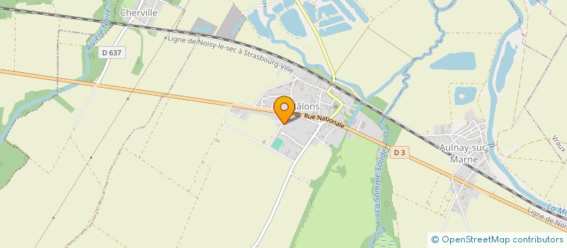 localisation de l'entreprise SCI PARIS-CHAMPAGNE-OCEAN  JALONS