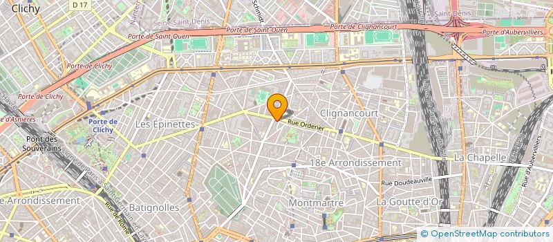 localisation de l'entreprise SCI PARIS CLOYS CHATOU  PARIS