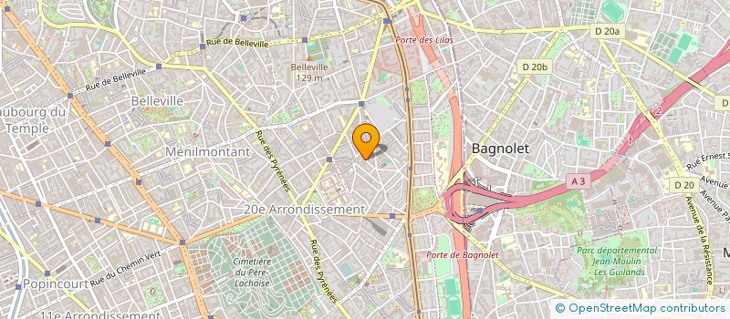 localisation de l'entreprise SCI PARIS DEL SARTE  PARIS