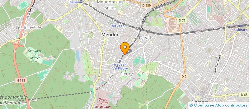 localisation de l'entreprise SCI PARIS DES GRIMETTES  MEUDON