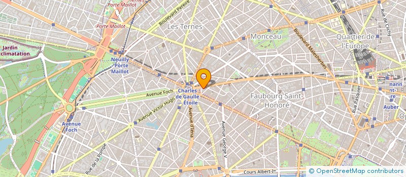 localisation de l'entreprise SCI PARIS ETOILE  PARIS