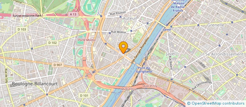 localisation de l'entreprise SCI PARIS EXELMANS PROVINCE  PARIS