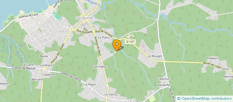 localisation de l'entreprise SCI PARIS FAMILY  SANGUINET