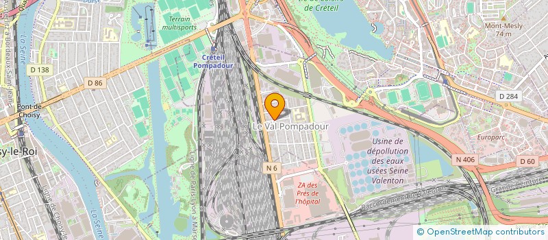 localisation de l'entreprise SCI PARIS FEDERATION à VALENTON