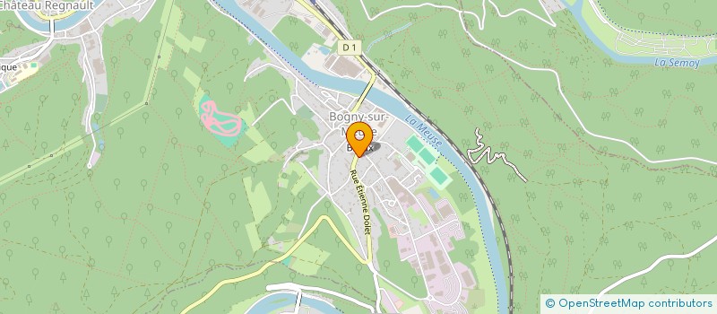 localisation de l'entreprise SCI PARIS FRERES  BOGNY-SUR-MEUSE