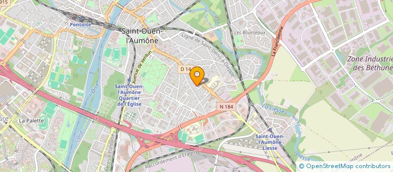 localisation de l'entreprise SCI PARIS-HERBLAY à SAINT-OUEN-L'AUMONE