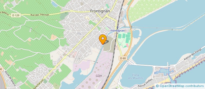 localisation de l'entreprise SCI PARIS HONOLULU à FRONTIGNAN