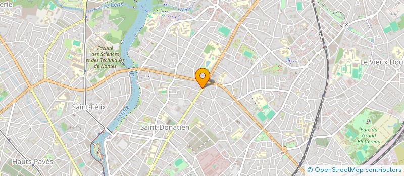 localisation de l'entreprise SCI PARIS II à NANTES