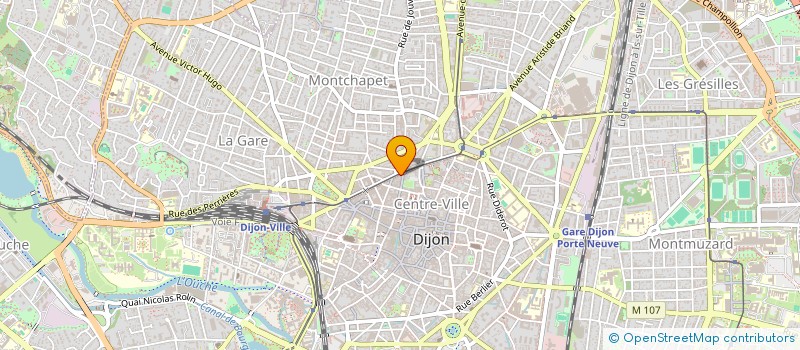 localisation de l'entreprise SCI PARIS II à DIJON