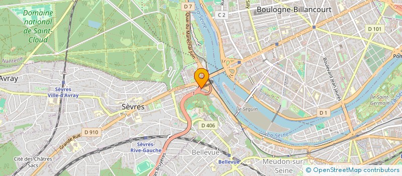 localisation de l'entreprise SCI PARIS JEANNAIE à SEVRES