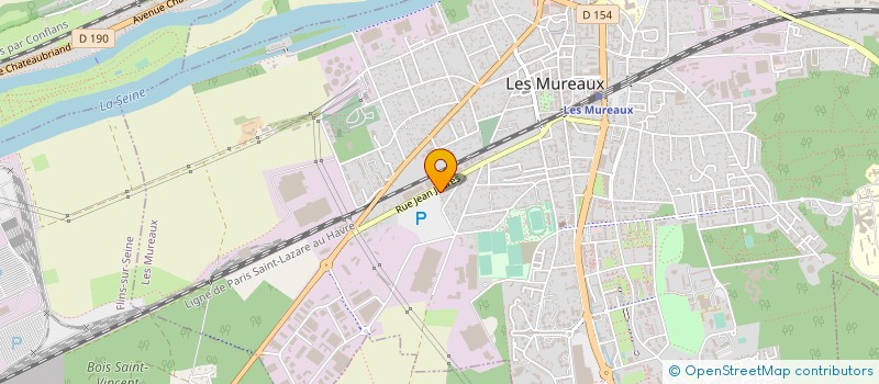 localisation de l'entreprise SCI PARIS LA ROCHE à LES MUREAUX