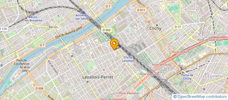 localisation de l'entreprise SCI PARIS LAMARCK à LEVALLOIS-PERRET