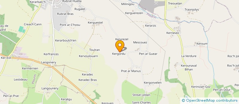 localisation de l'entreprise SCI PARIS LAPOUGE  PLOURIN