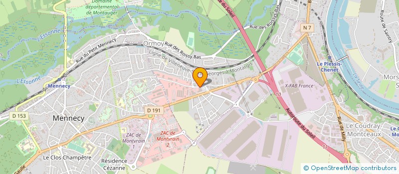 localisation de l'entreprise SCI PARIS LAVANDOU  ORMOY