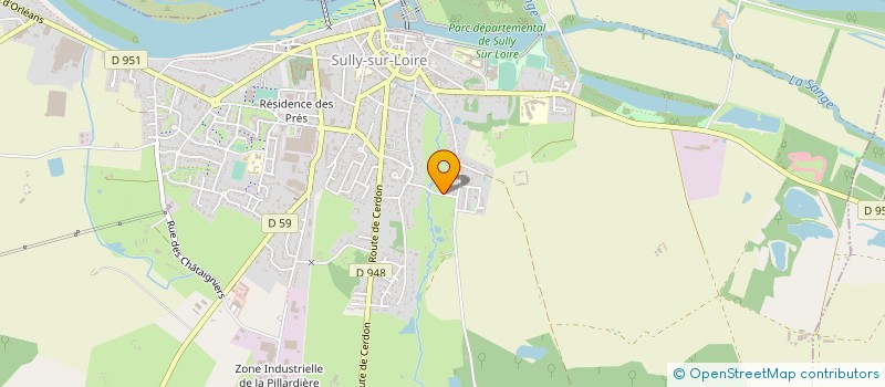 localisation de l'entreprise SCI PARIS LES TERNES à SULLY-SUR-LOIRE