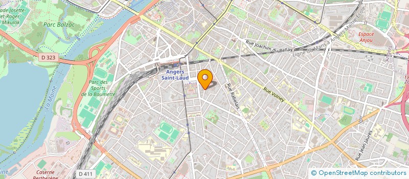 localisation de l'entreprise SCI PARIS LOBLIGEOIS à ANGERS