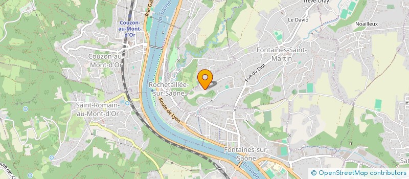 localisation de l'entreprise SCI PARIS LYON  FONTAINES-SAINT-MARTIN