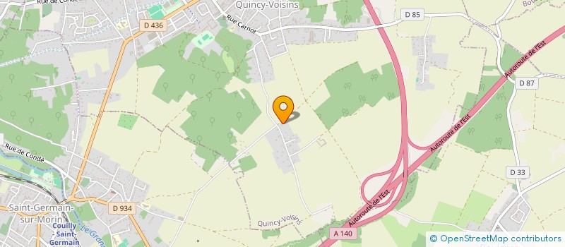 localisation de l'entreprise SCI PARIS NORD  QUINCY-VOISINS