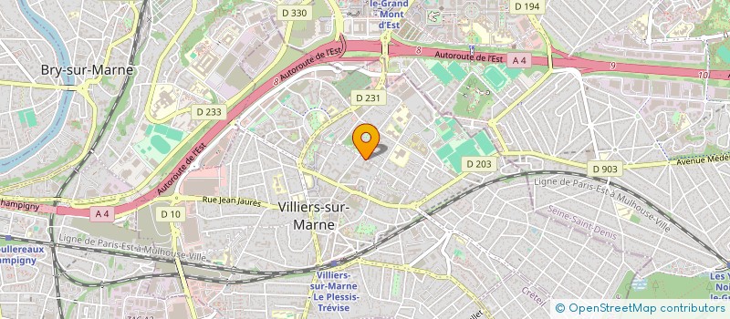 localisation de l'entreprise SCI PARIS NORD  VILLIERS-SUR-MARNE