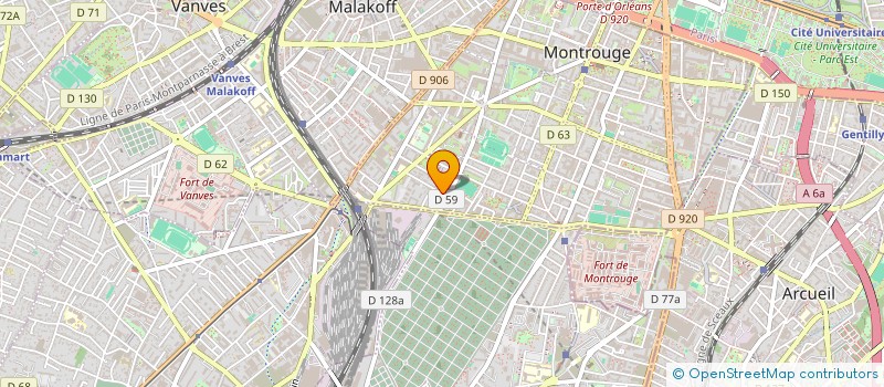 localisation de l'entreprise SCI  PARIS NORMANDIE  MONTROUGE