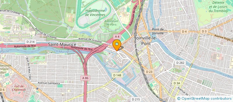 localisation de l'entreprise SCI PARIS PRESTIGE IMMOBILIER à SAINT-MAURICE