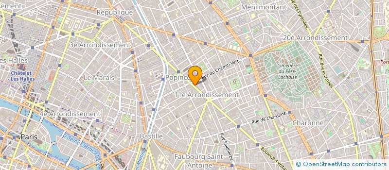 localisation de l'entreprise SCI PARIS PRINTEMPS  PARIS