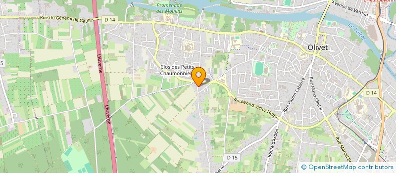localisation de l'entreprise SCI PARIS PROVINCE à OLIVET