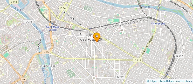 localisation de l'entreprise SCI PARIS-RABELAIS-CAVELL à SAINT-MAUR-DES-FOSSES