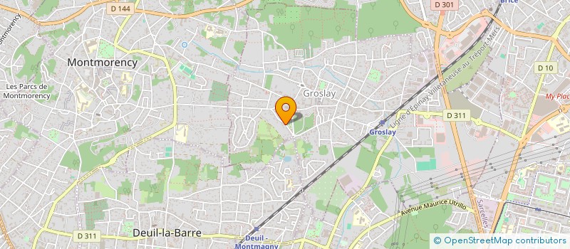 localisation de l'entreprise SCI PARIS RENA  GROSLAY