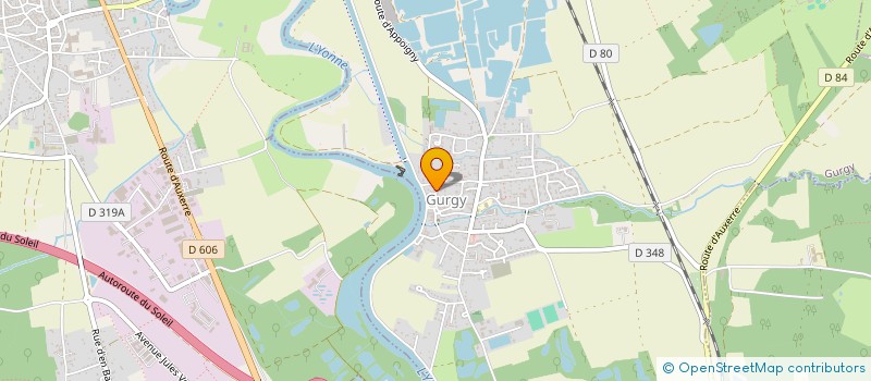 localisation de l'entreprise SCI PARIS ROME  GURGY