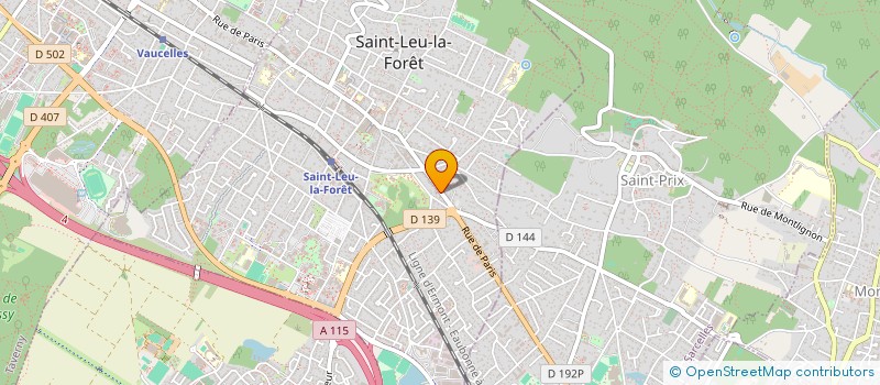 localisation de l'entreprise SCI PARIS-ROSAIRE  SAINT-LEU-LA-FORET