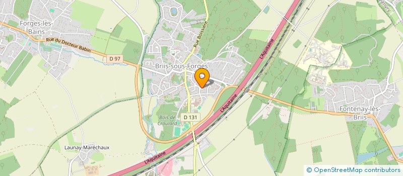 localisation de l'entreprise SCI PARIS-SACLAY à BRIIS-SOUS-FORGES
