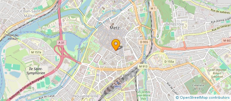 localisation de l'entreprise SCI PARIS SAXE  METZ