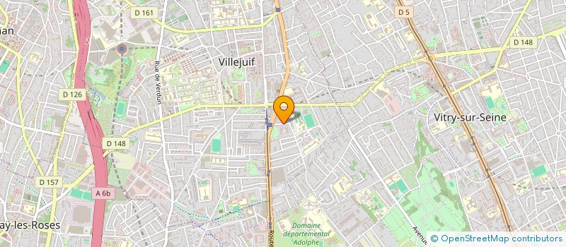 localisation de l'entreprise SCI PARIS SKY à VILLEJUIF