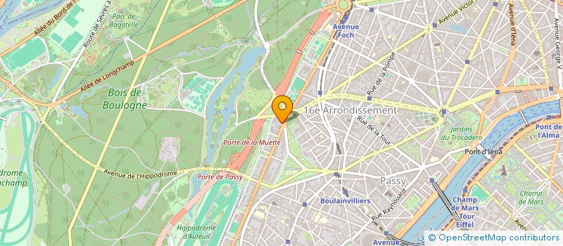 localisation de l'entreprise SCI PARIS SUCHET  PARIS