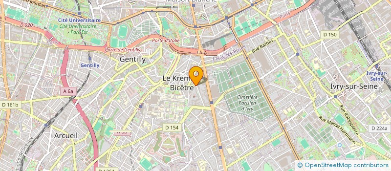 localisation de l'entreprise SCI PARIS SUD à LE KREMLIN-BICETRE