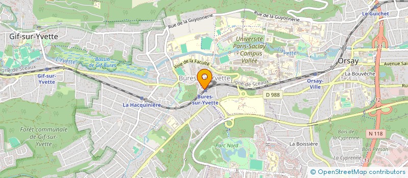localisation de l'entreprise SCI PARIS SUD NOTAIRES à BURES-SUR-YVETTE