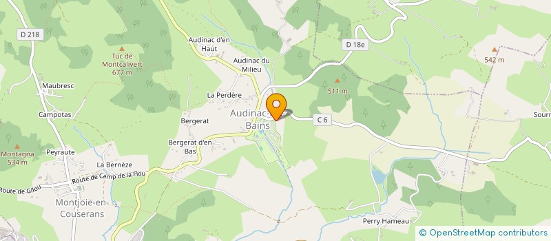 localisation de l'entreprise SCI PARIS SUD OUEST à MONTJOIE-EN-COUSERANS