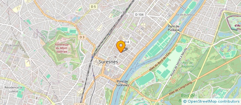 localisation de l'entreprise SCI PARIS SURESNES à SURESNES