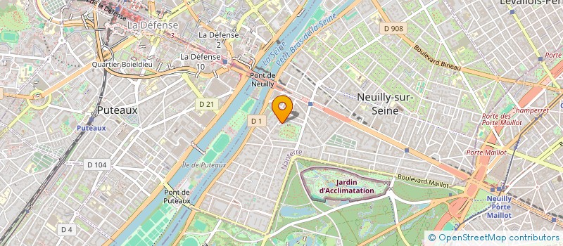localisation de l'entreprise SCI PARIS SURESNES à NEUILLY-SUR-SEINE