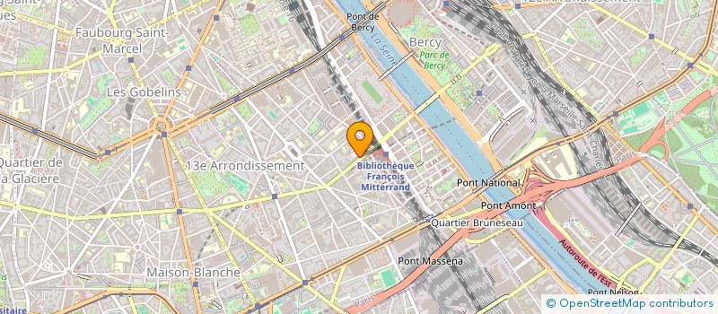 localisation de l'entreprise SCI PARIS TOLBIAC  PARIS