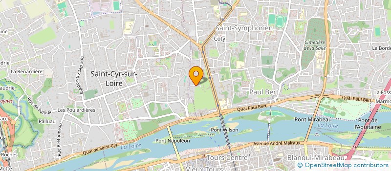 localisation de l'entreprise SCI PARIS TOURS  TOURS